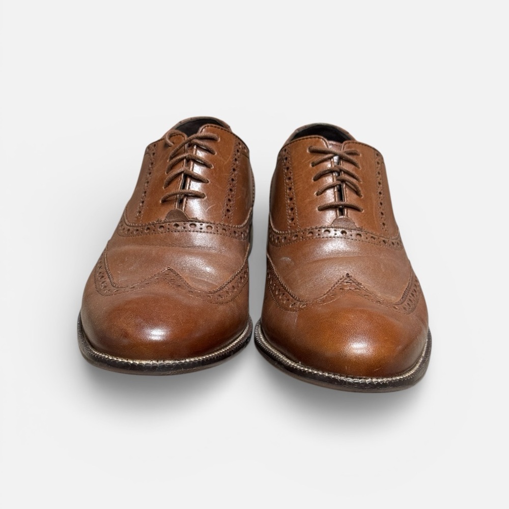Classic Cole Haan Leather Brogues in 10 W - Picture 2 of 6
